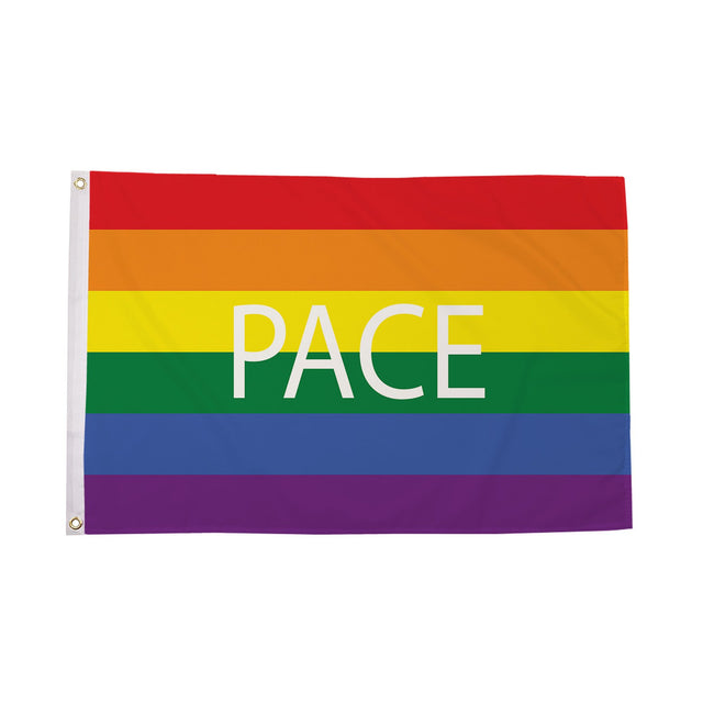 Flagmania Rainbow Pace 5ft x 3ft Polyester Flag
