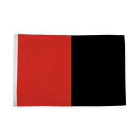 Flagmania Red and Black Irish County 5ft x 3ft Polyester Flag