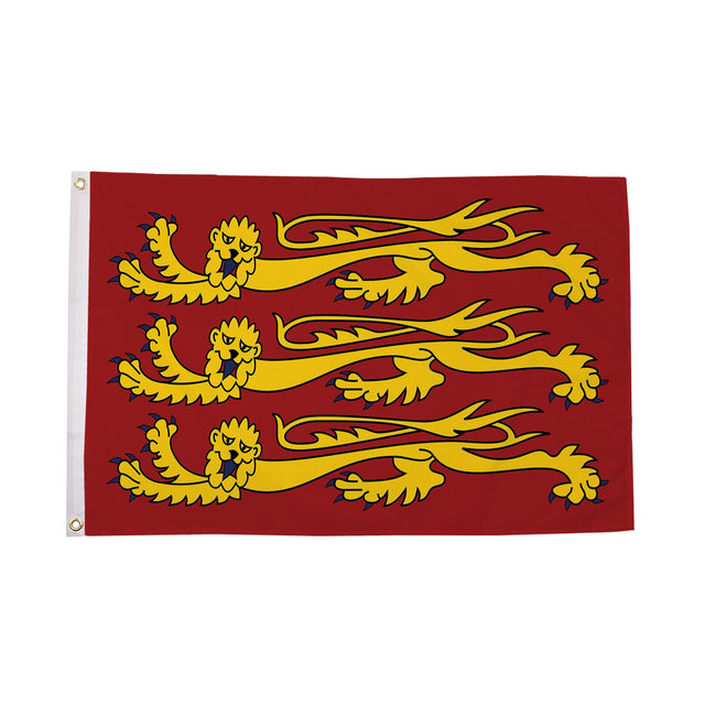 Flagmania Richard The Lionheart 3ft x 2ft Polyester Flag on white background