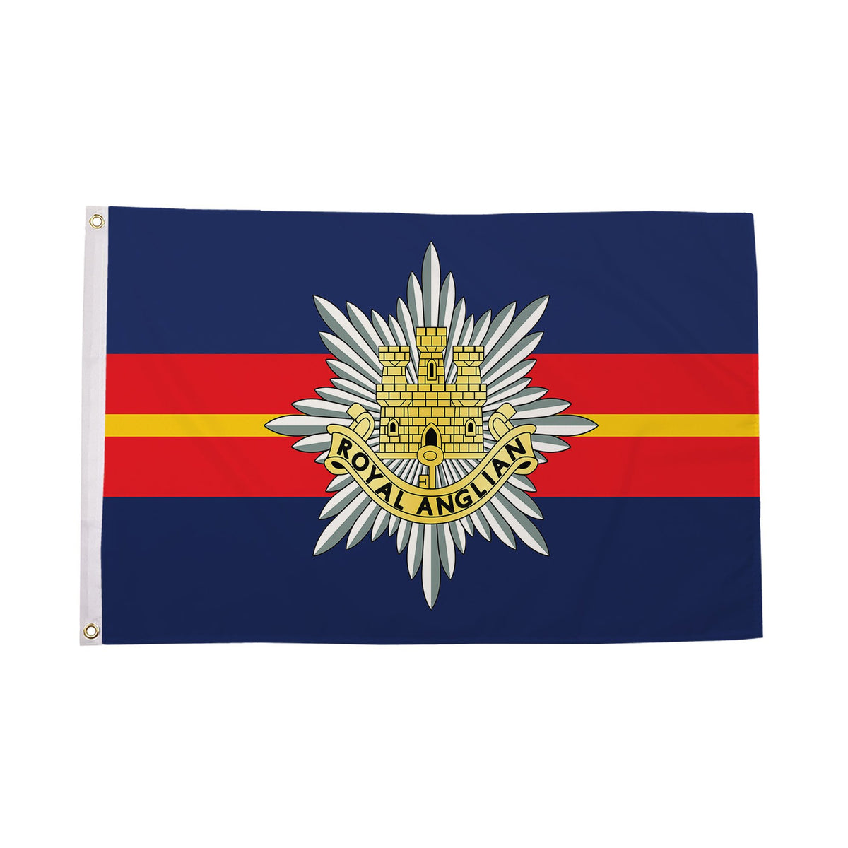 Flagmania Royal Anglian Regiment 5ft x 3ft Polyester Flag