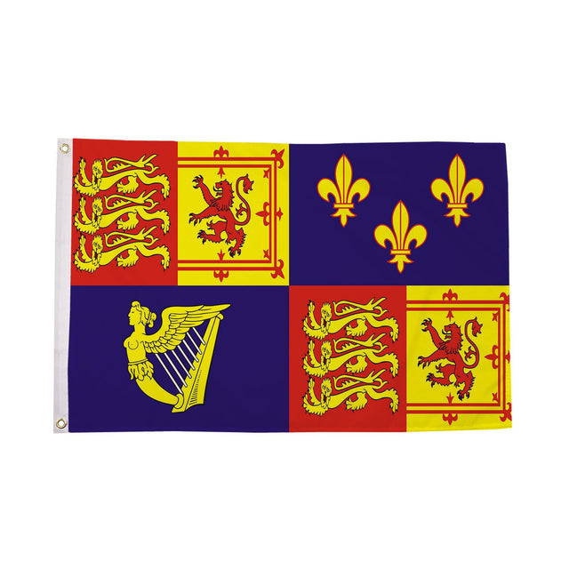 Flagmania Royal Banner 1707-14 (Queen Anne) 5ft x 3ft Polyester Flag