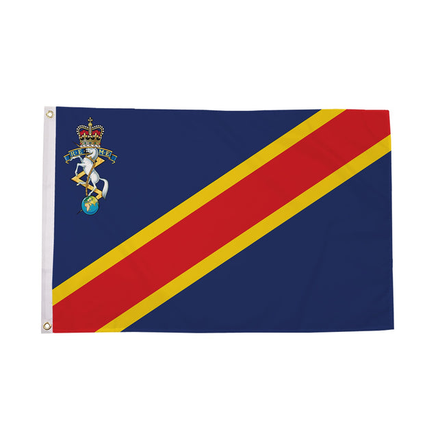 Flagmania Royal Electrical and Mechanical Engineers 5ft x 3ft Polyester Flag