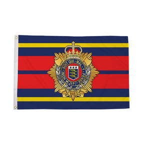 Flagmania Royal Logistic Corps 5ft x 3ft Polyester Flag