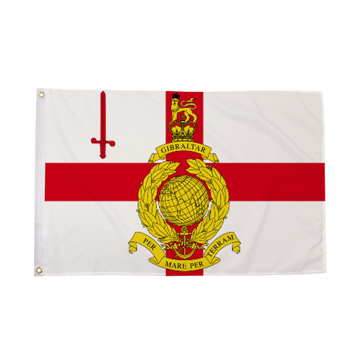 Flagmania Royal Marines Reserve London 5ft x 3ft Polyester Flag