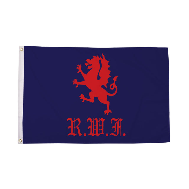 Flagmania Royal Welch Fusiliers 5ft x 3ft Polyester Flag