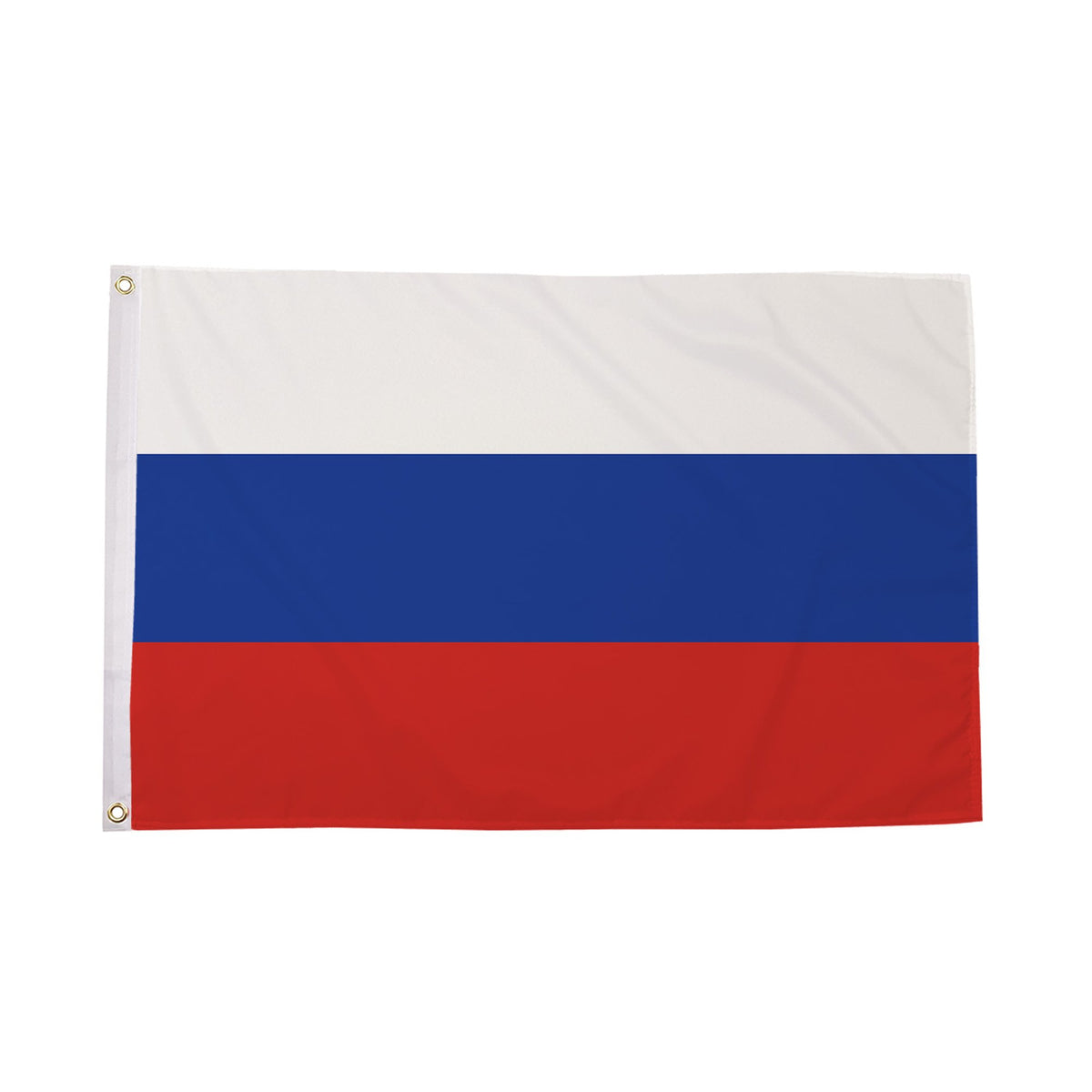 Flagmania Russia 3ft x 2ft Polyester Flag on white background