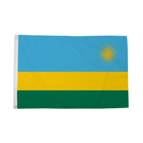 Flagmania Rwanda 8ft x 5ft polyester flag