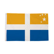 Flagmania SCILLY ISLES CROSS 5ft x 3ft Polyester Flag