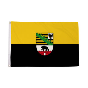 Flagmania Sachsen Anhalt 5ft x 3ft Polyester Flag