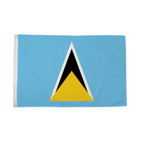 Flagmania Saint Lucia 5ft x 3ft Polyester Flag
