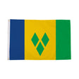 Flagmania Saint Vincent 5ft x 3ft Polyester Flag