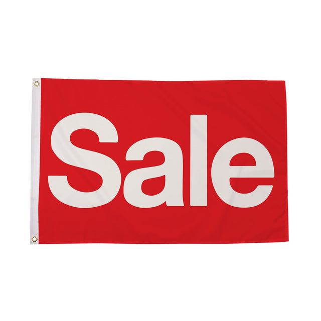 Flagmania Sale Red 8ft x 5ft polyester flag