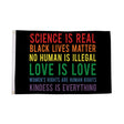 Flagmania Science Is Real Blm 5ft x 3ft Polyester Flag