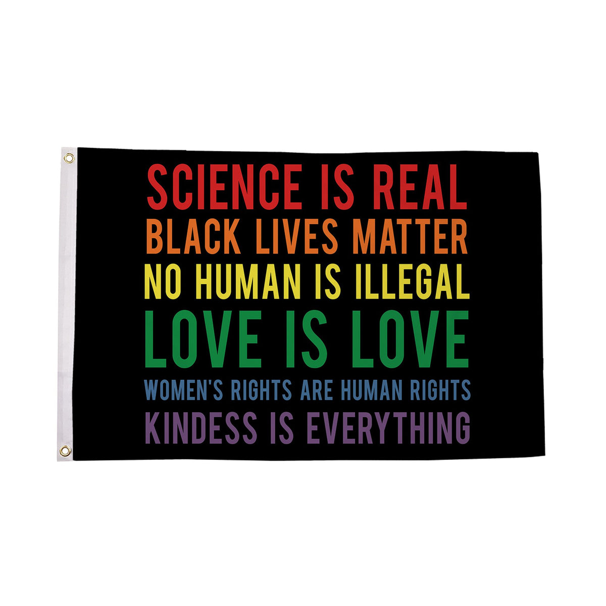 Flagmania Science Is Real Blm 5ft x 3ft Polyester Flag