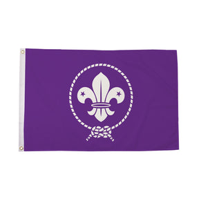 Flagmania Scouts Purple 5ft x 3ft Polyester Flag