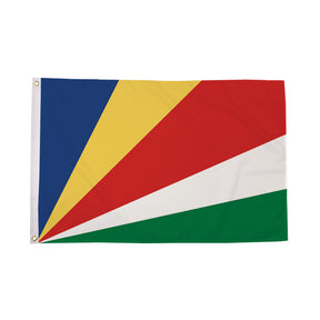 Flagmania Seychelles 5ft x 3ft Polyester Flag
