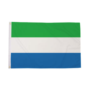 Flagmania Sierra Leone 8ft x 5ft polyester flag
