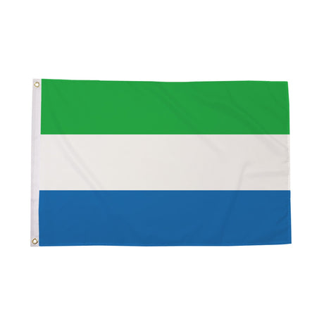 Flagmania Sierra Leone 8ft x 5ft polyester flag