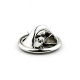 Pewter Leaping Hare Pin Badge – Wildlife Lapel Pin Gift 30mm x 25mm