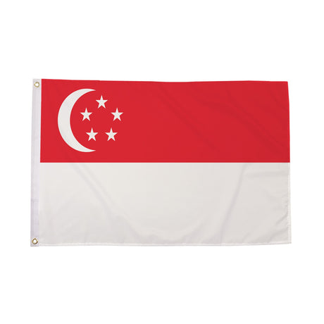 Flagmania Singapore 8ft x 5ft polyester flag