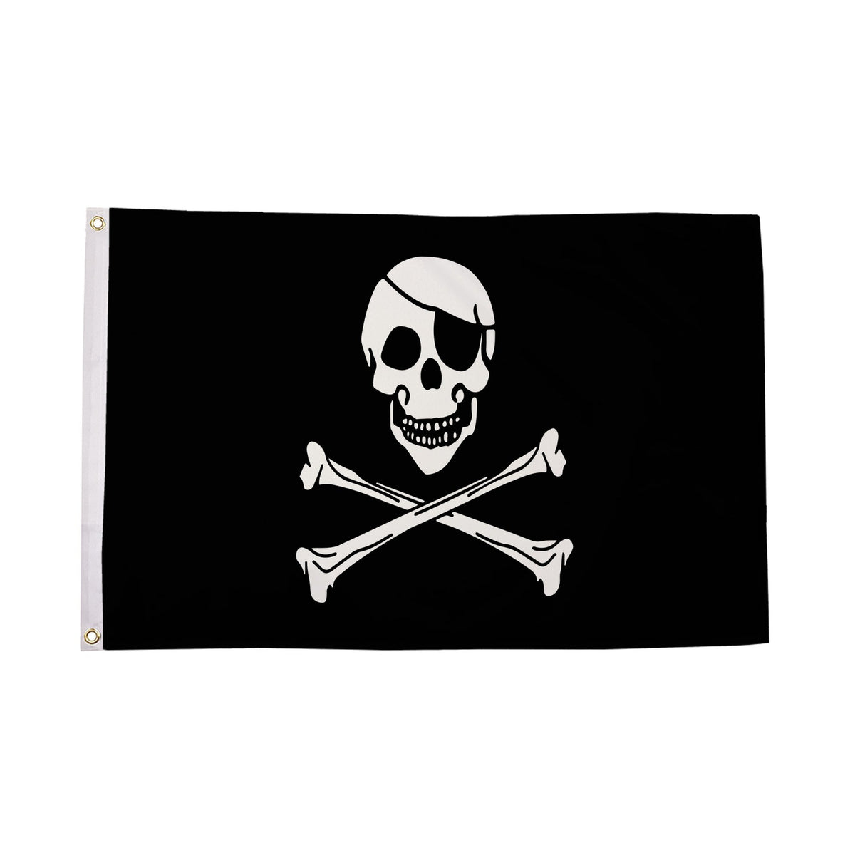 Flagmania Skull and Crossbones 8ft x 5ft polyester flag