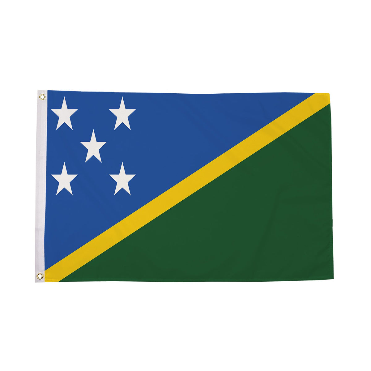 Flagmania Solomon Islands 8ft x 5ft polyester flag