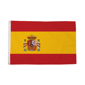 Flagmania Spain Crest 8ft x 5ft polyester flag