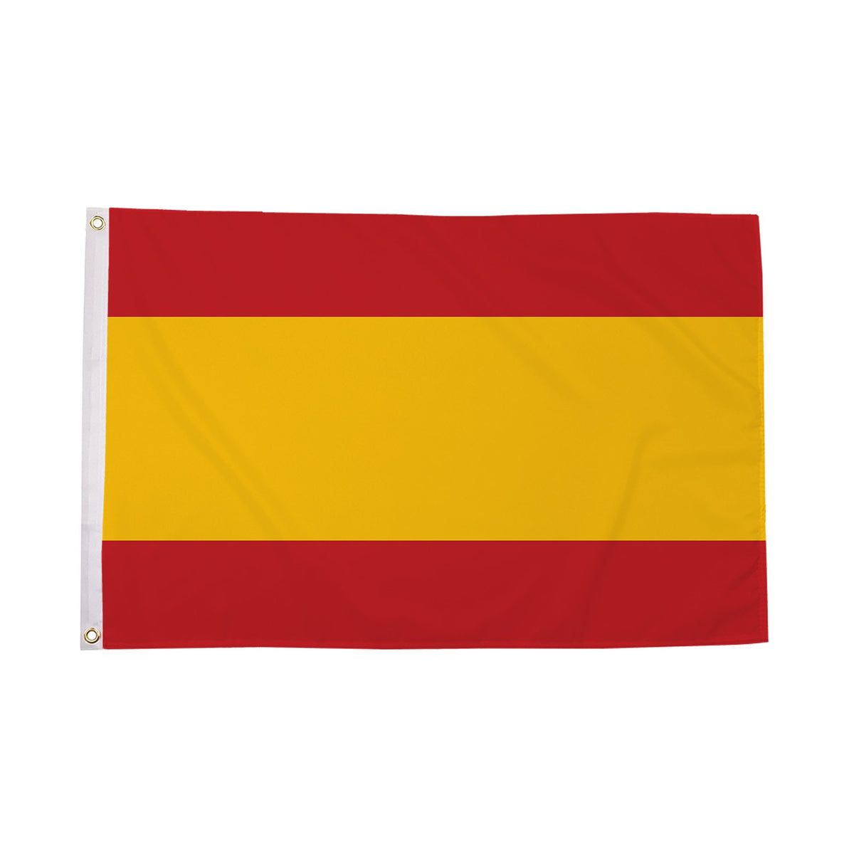 Flagmania Spain No Crest 3ft x 2ft Polyester Flag on white background