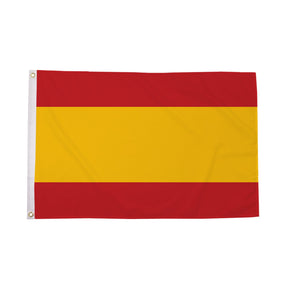 Flagmania Spain No Crest 3ft x 2ft Polyester Flag on white background