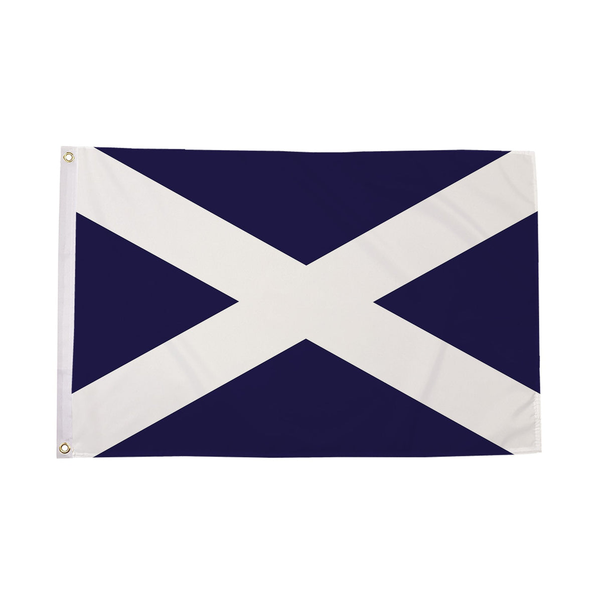 Flagmania St Andrews (Navy Blue) 3ft x 2ft Polyester Flag on white background