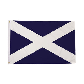 Flagmania St Andrews (Navy Blue) 3ft x 2ft Polyester Flag on white background
