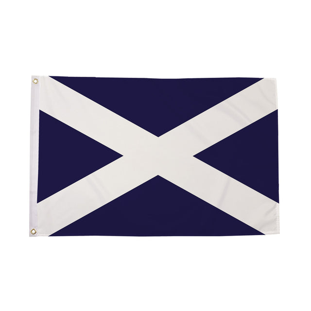 Flagmania St Andrews (Navy Blue) 3ft x 2ft Polyester Flag on white background