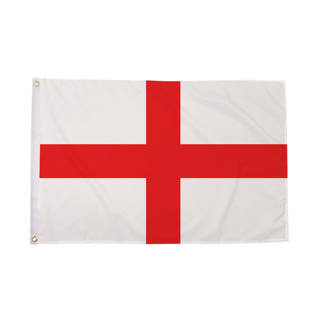 Flagmania St George (England) 3ft x 2ft Polyester Flag on white background