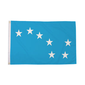 Flagmania Starry Plough Light Blue 5ft x 3ft Polyester Flag