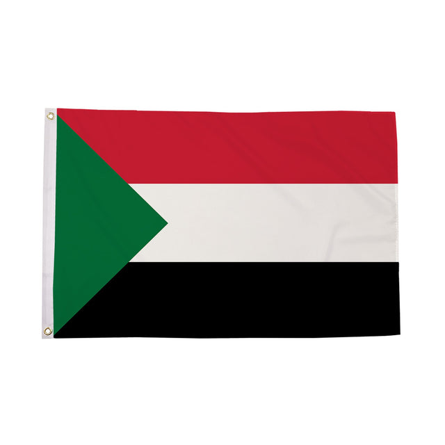 Flagmania Sudan 5ft x 3ft Polyester Flag