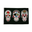 Flagmania Sugar Skulls (Day of The Dead) 5ft x 3ft Polyester Flag