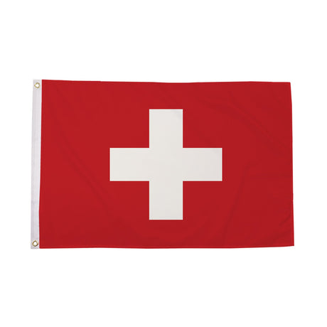 Flagmania Switzerland 8ft x 5ft polyester flag
