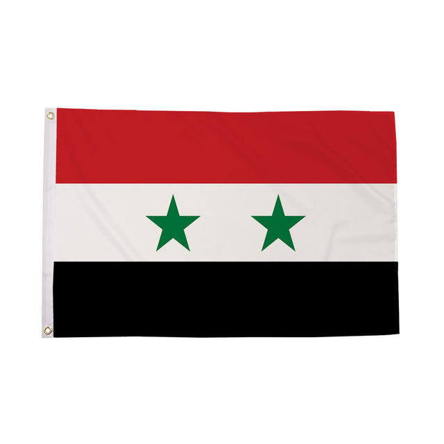 Flagmania Syria 5ft x 3ft Polyester Flag