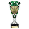 Personalised Cobra Darts Star Cup Award 210mm – Green and Silver with Free Engraving
