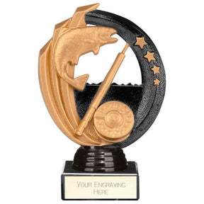 Renegade Legend resin fishing trophy with detailed fish design and free personalised engraving