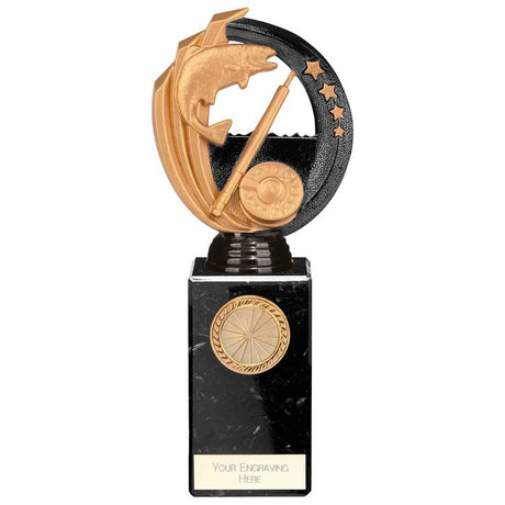 Renegade Legend resin fishing trophy with detailed fish design and free personalised engraving