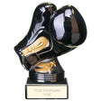 Black Viper Boxing Legend resin boxing trophy with personalised engraved plate and plain front design.