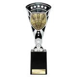Personalised Cobra Darts Star Cup Award 255mm – Black and Silver with Free Engraving