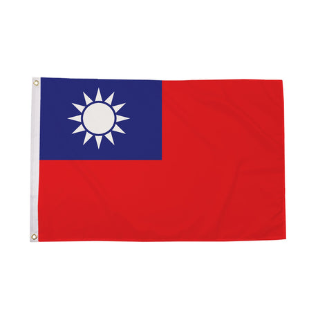 Flagmania Taiwan 8ft x 5ft polyester flag