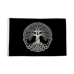 Flagmania The World Tree of Life 5ft x 3ft (150cm x 90cm) Flag 5ft x 3ft Polyester Flag
