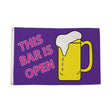 Flagmania This Bar Is Open 5ft x 3ft Polyester Flag