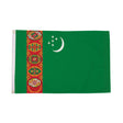 Flagmania Turkmenistan 8ft x 5ft polyester flag