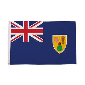 Flagmania Turks and Caicos Islands 5ft x 3ft Polyester Flag