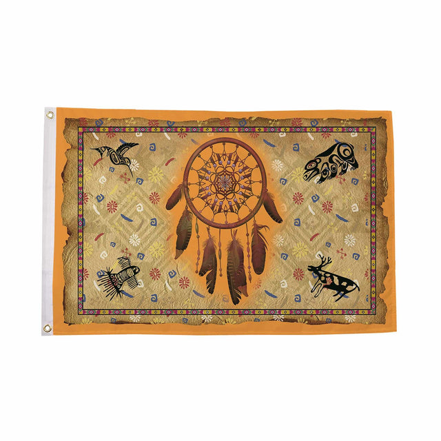 Flagmania USA Dreamcatcher 5ft x 3ft Polyester Flag
