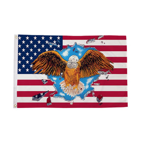 Flagmania USA Eagle 5ft x 3ft Polyester Flag
